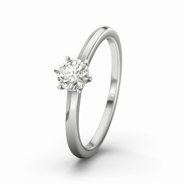 Ring med 0,3 karat diamant