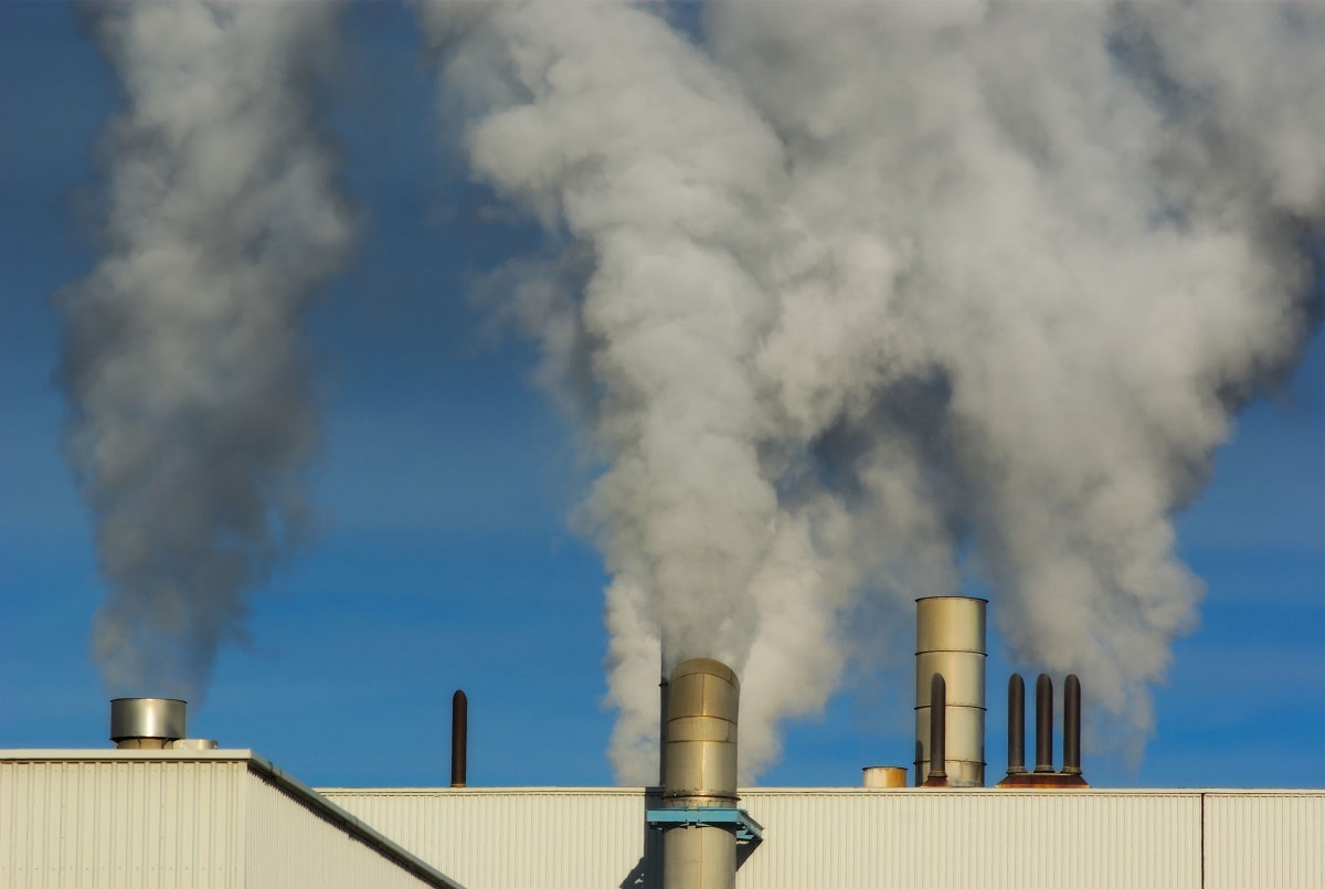 Co2 rygende skorstene