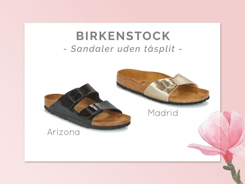 Birkenstock sandaler med remme
